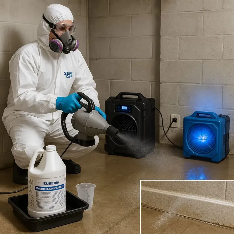 Sanitization and Odor Removal process in Sabina, OH