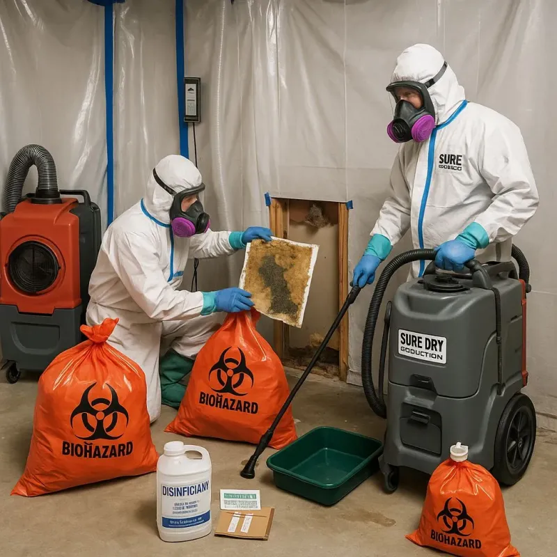 Contaminated Water Handling Protocols process in Sabina, OH