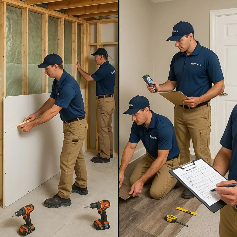 Repairs and Reconstruction process in Sabina, OH